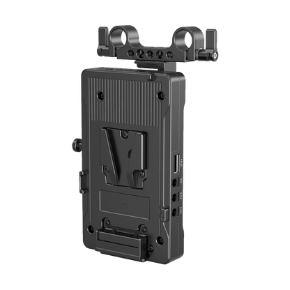 SmallRig V-Mount Battery Adapter Plate with 15mm LWS Rod Clamp and Adjustable Arm