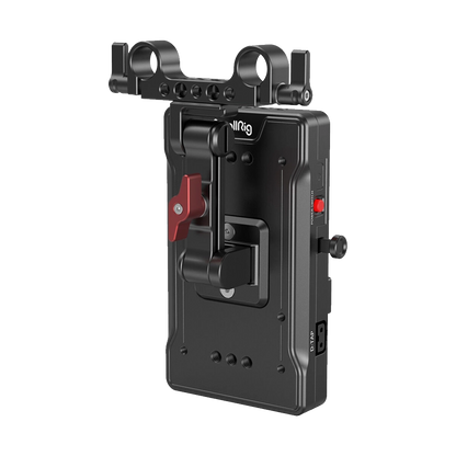 SmallRig V-Mount Battery Adapter Plate with 15mm LWS Rod Clamp and Adjustable Arm