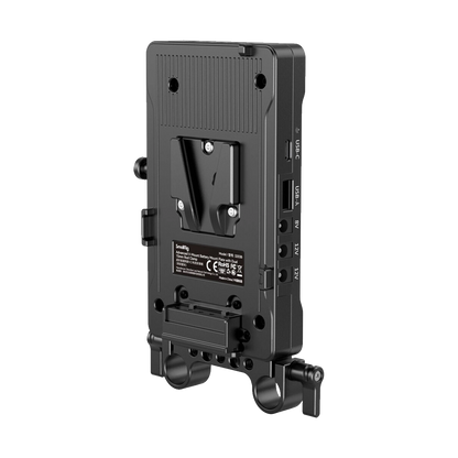 SmallRig V-Mount Battery Adapter Plate with Dual 15mm Rod Clamp