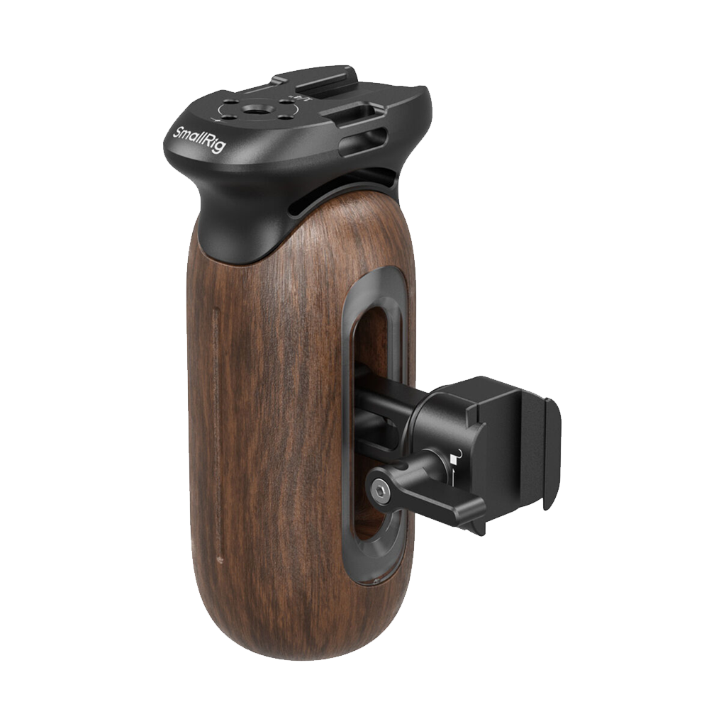 SmallRig Wooden Side Handle with NATO Clamp
