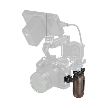 SmallRig Wooden Side Handle with NATO Clamp