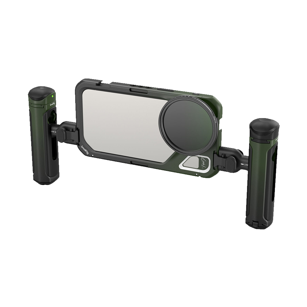 SmallRig x Brandon Li Special Mobile Video Cage Kit with Dual Handles and Basic Accessories for iPhone 15 Pro Max