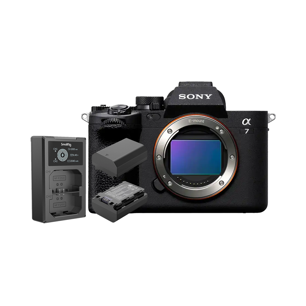 Sony Alpha A7 IV Mirrorless Camera Body with FREE SmallRig NP-FZ100 2-Battery Kit with Dual Charger - 3824B (Valued at R1,590)