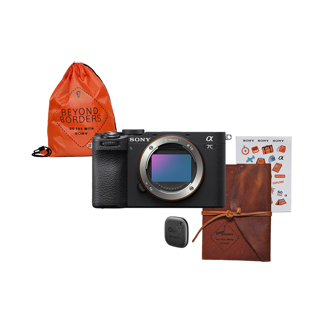 Sony Alpha a7C II Mirrorless Digital Camera (Black) with FREE Beyond Borders Travel Kit