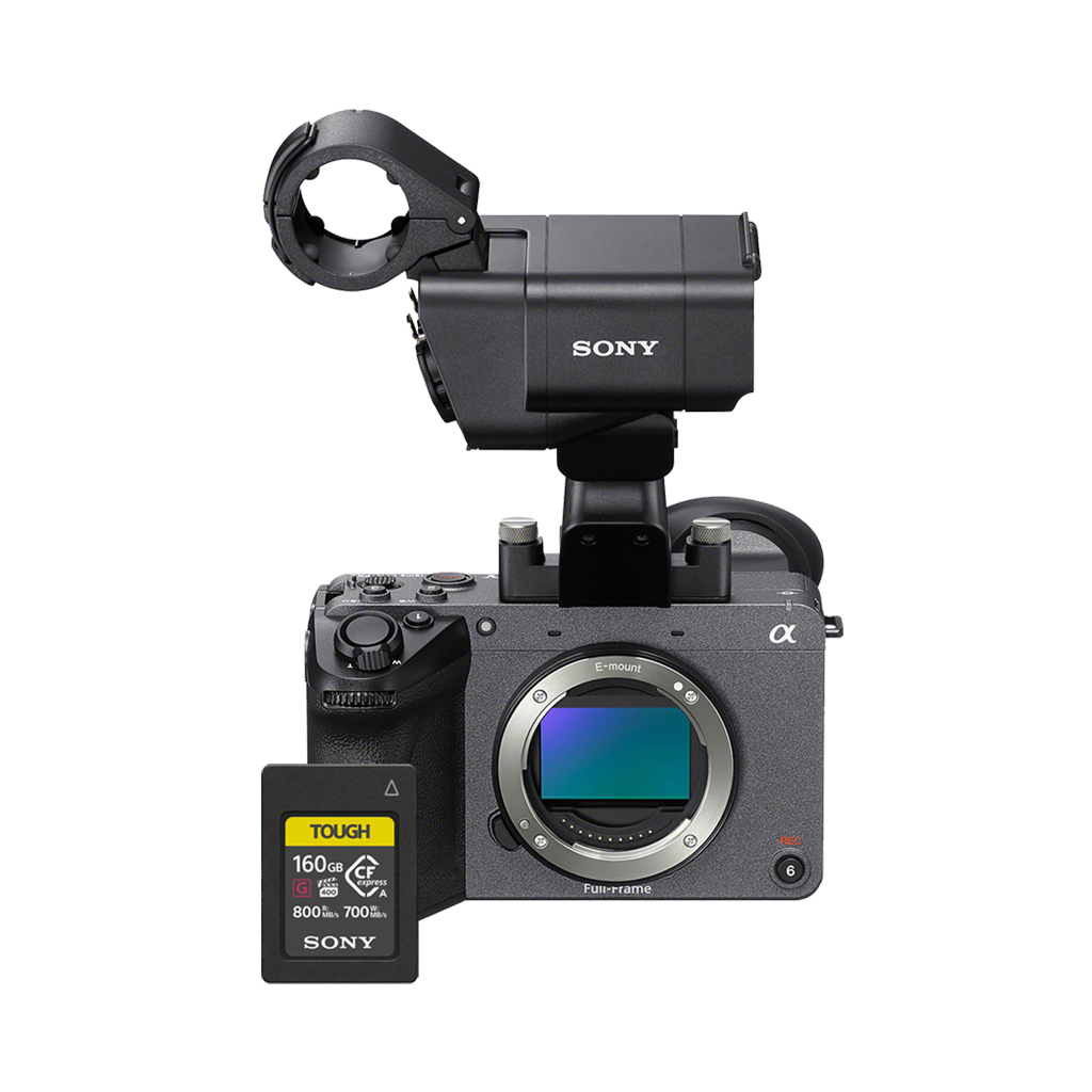 Sony FX2 Digital Cinema Camera with Sony XLR-H1 XLR Handle Unit with FREE Sony 160GB CFexpress Type A TOUGH Memory Card (Valued at R8,870.00)
