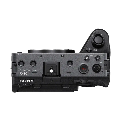 Sony FX30 Digital Cinema Camera with E PZ 18-105mm f/4 G OSS Lens