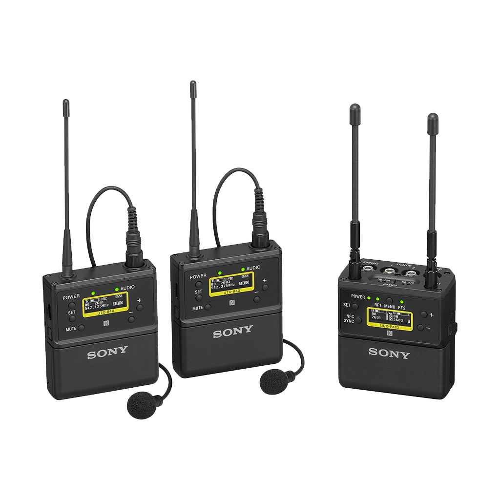 Sony UWP-D27 2-Person Camera-Mount Wireless Omni Lavalier Microphone System