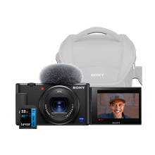 Sony ZV-1 Digital Camera with Sony Soulder Bag and 32GB SD Card (Black)