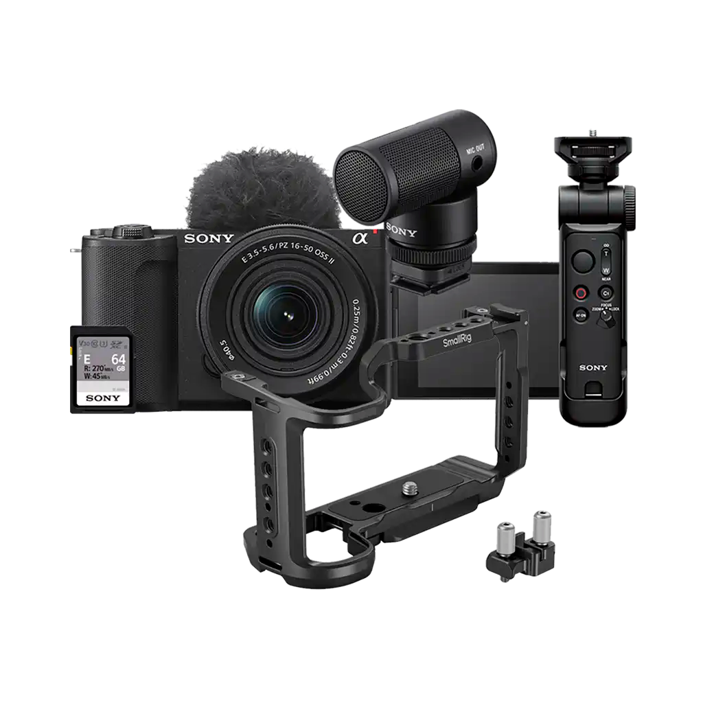 Sony ZV-E10 II Mirrorless Camera with 16-50mm II Lens Creator Kit with Free SmallRig Cage 4867 (Valued at R1,240)