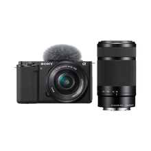 Sony ZV-E10 Mirrorless Camera with 16-50mm and 55-210mm Lens