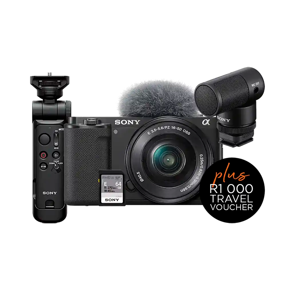 Sony ZV-E10 Mirrorless Camera with 16-50mm Lens Creator Kit