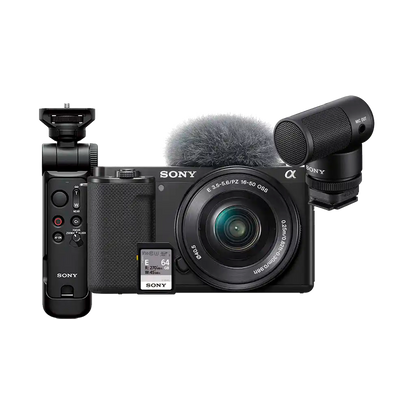 Sony ZV-E10 Mirrorless Camera with 16-50mm Lens Creator Kit