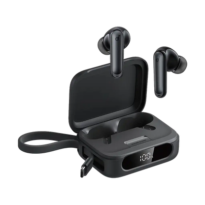 Soundcore P41i True Wireless Noise-Canceling Earbuds with Built-In Power Bank (Black)