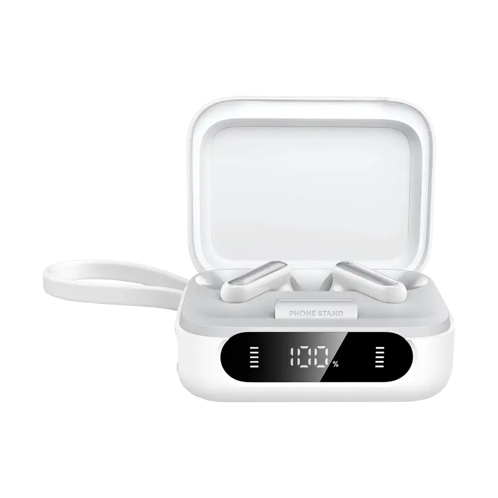 Soundcore P41i True Wireless Noise-Canceling Earbuds with Built-In Power Bank (White)