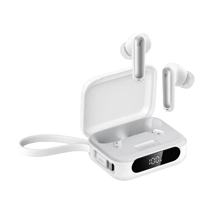 Soundcore P41i True Wireless Noise-Canceling Earbuds with Built-In Power Bank (White)