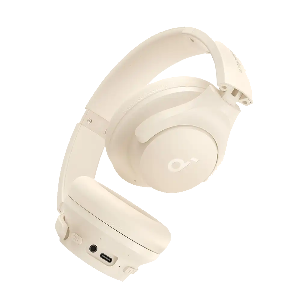 Soundcore Q20i Wireless Hybrid Noise Canceling Over-Ear Headphones (White)