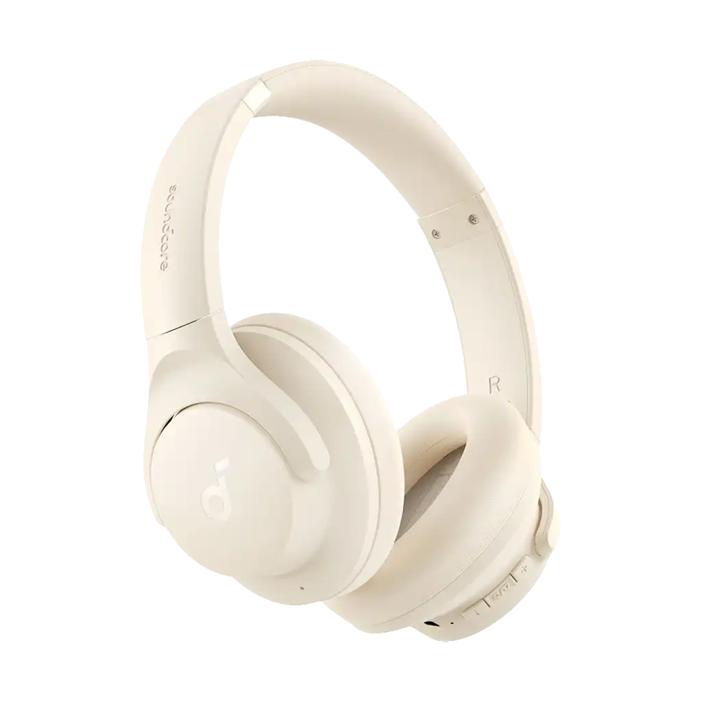 Soundcore Q20i Wireless Hybrid Noise Canceling Over-Ear Headphones (White)