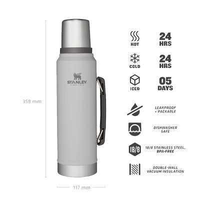 Stanley The Legendary Classic Bottle 1.0L (Ash)