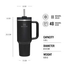 Stanley The Quencher H2.O FlowState Tumbler 1.2L (Black Tonal)