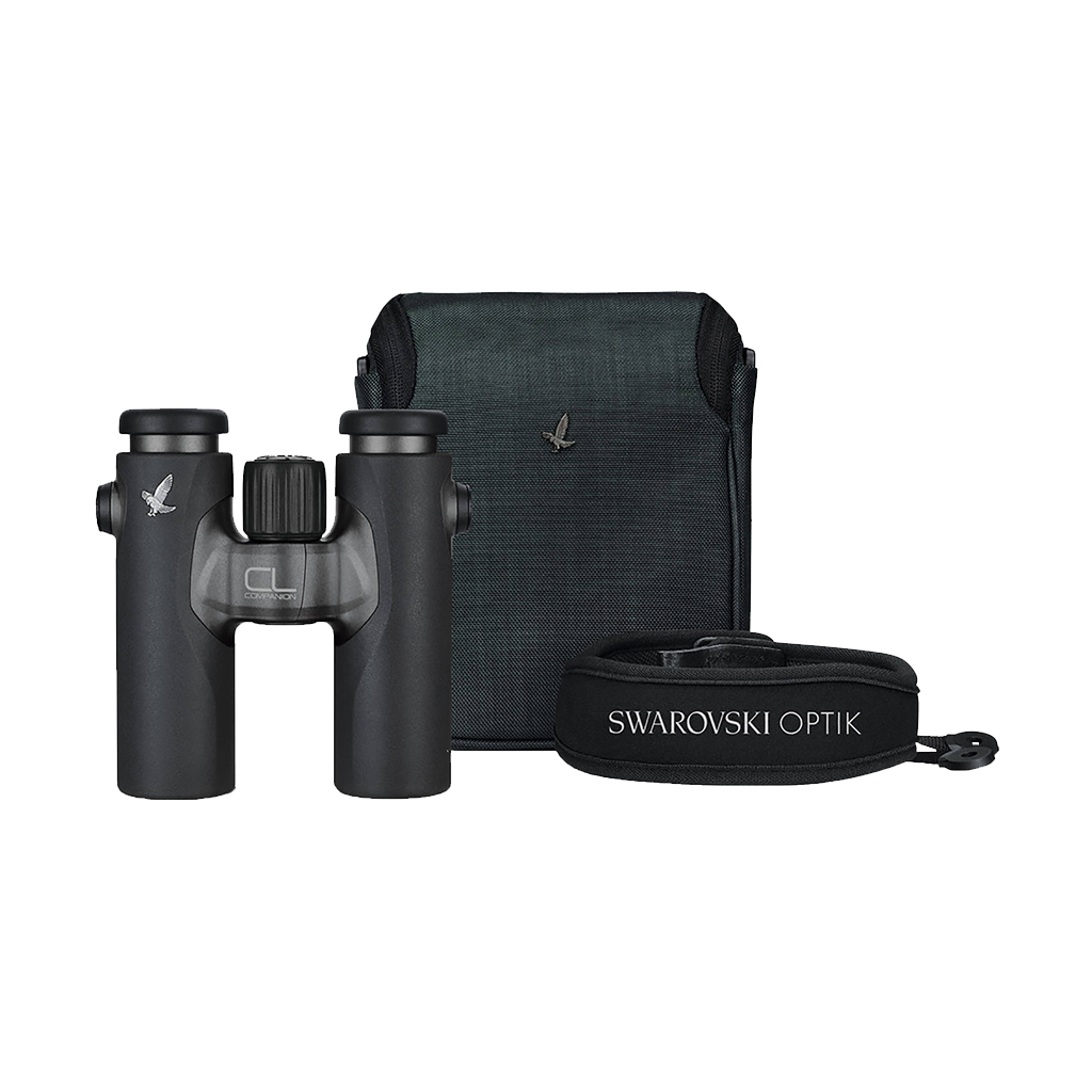 Swarovski 10x30 CL Companion Binocular (Anthracite, Wild Nature Accessories Package)