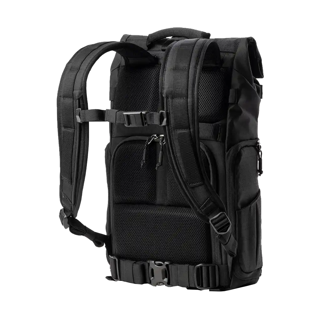 Think Tank Photo FocusPoint Rolltop Camera Backpack (Asphalt Black, 22 L)