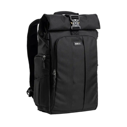 Think Tank Photo FocusPoint Rolltop Camera Backpack (Asphalt Black, 22 L)