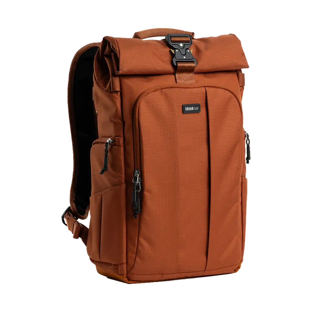Think Tank Photo FocusPoint Rolltop Camera Backpack (Urban Rust, 22 L)