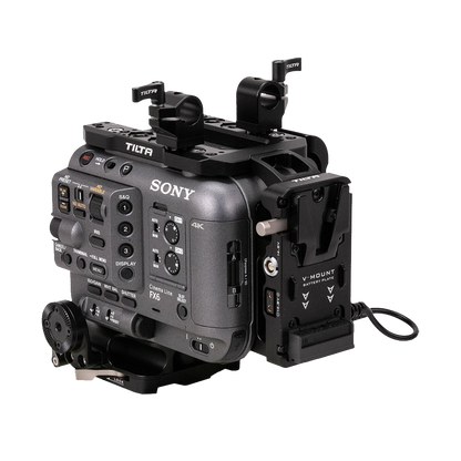 Tilta Camera Cage for Sony FX6 with V-Mount Battery Plate (Advanced Kit)