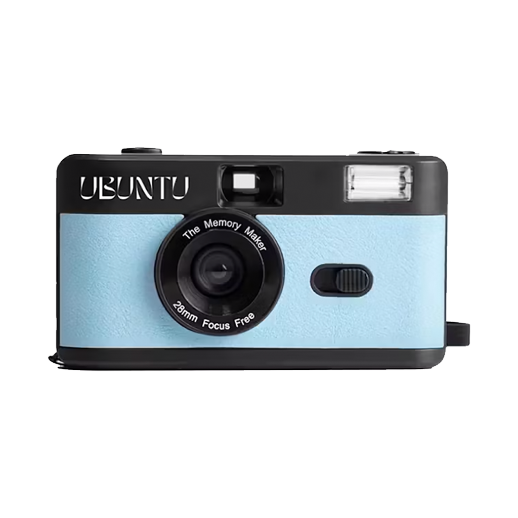 Ubuntu Film Co. 35mm Reusable Memory Makers Film Camera (Tiffany Blue)