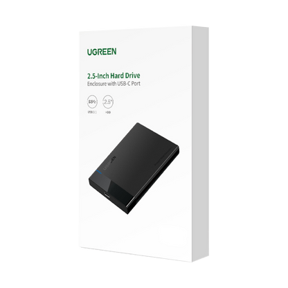 UGREEN 2.5” SATA Hard Drive USB 3.0 Enclosure, UASP, 6Gbps