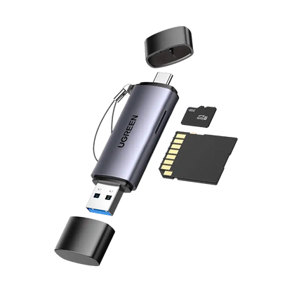 UGREEN CM185-50706 2-in-1 OTG Card Reader | Type-C | USB-A