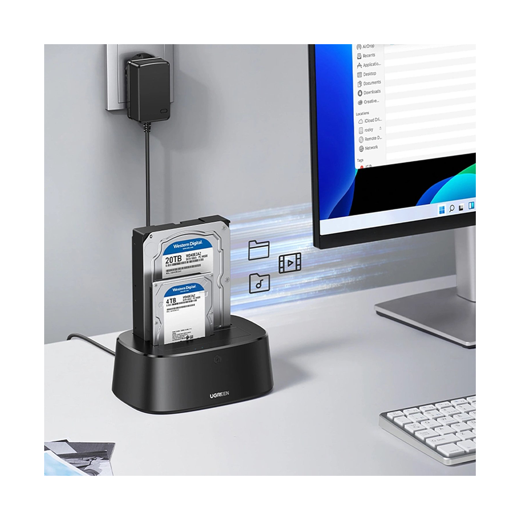 UGREEN CM198 3.5/2.5" SATA HDD/SDD USB3.0 Docking Station