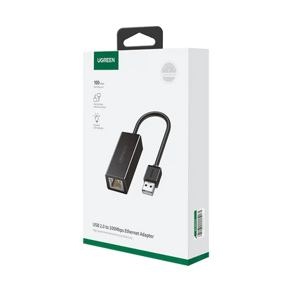 UGREEN CR110 Ethernet Adapter | USB 2.0 to RJ45