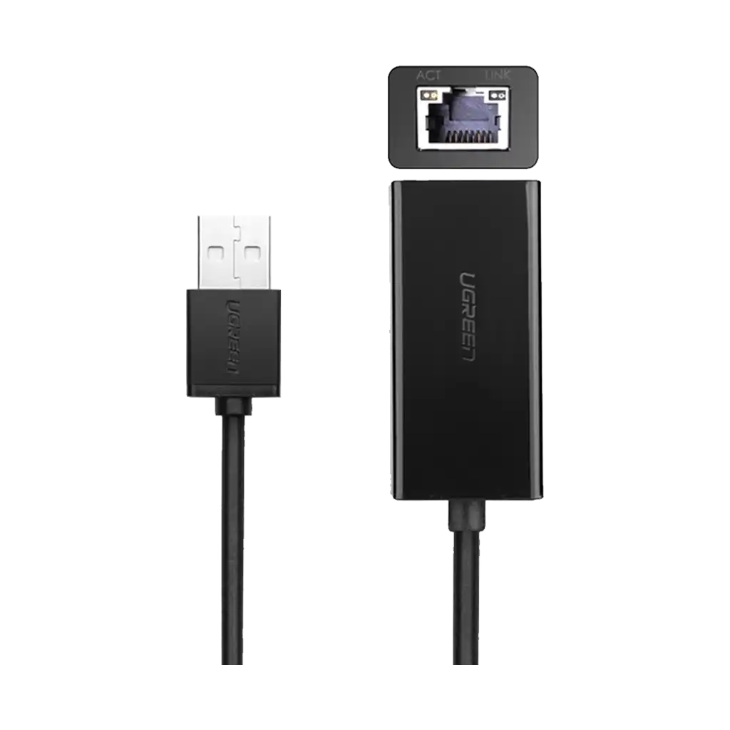 UGREEN CR110 Ethernet Adapter | USB 2.0 to RJ45