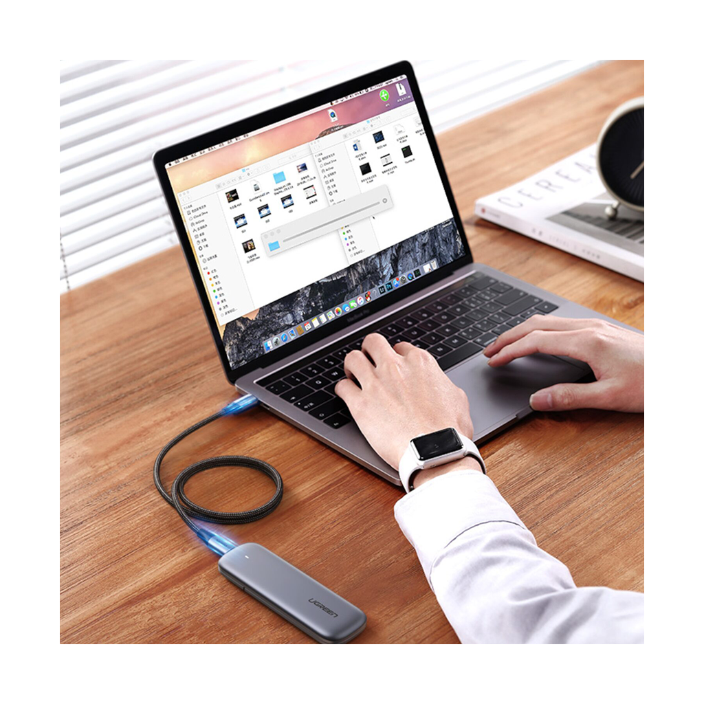 UGREEN Gen2 Type-C Male to Male Data Cable - 240W Fast Charging (10Gbps) 4K