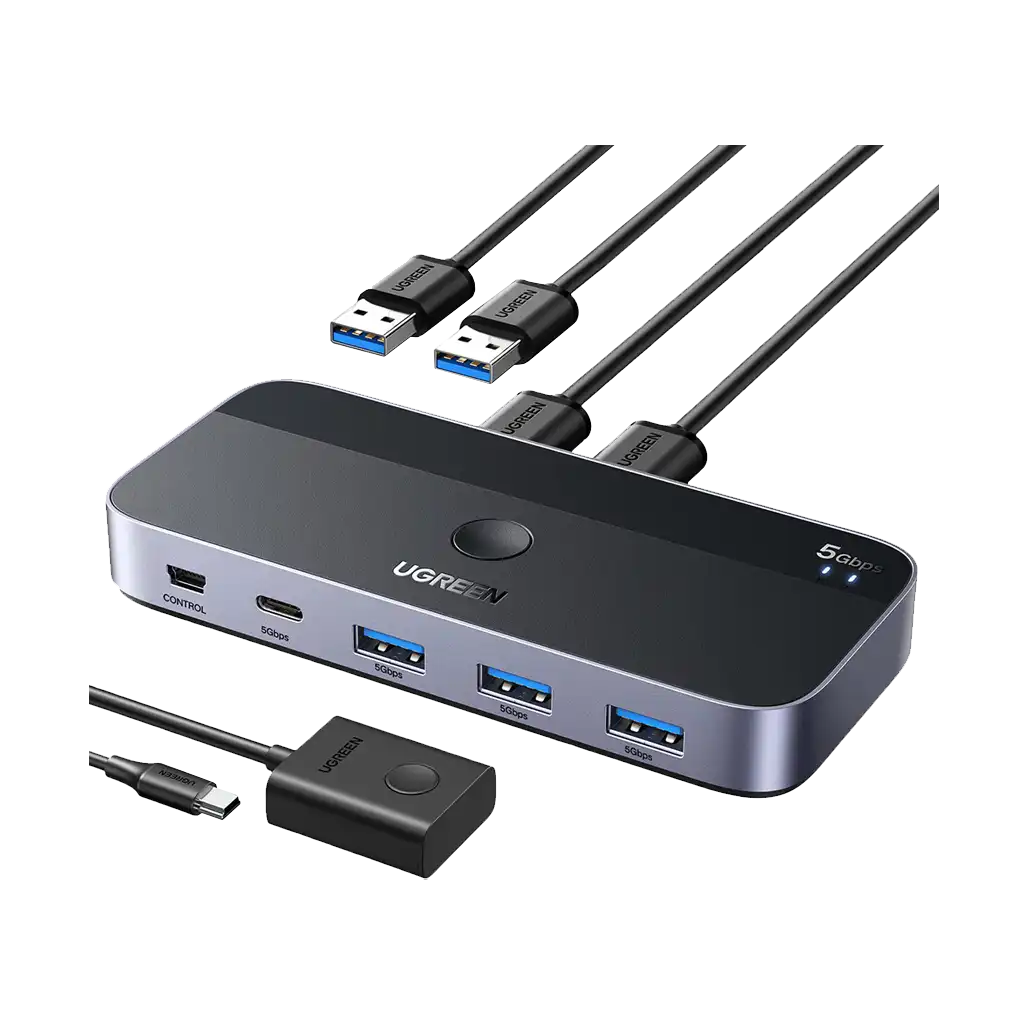 UGREEN Sharing Switch Box 2-in-4 Out