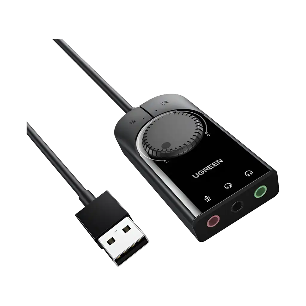 UGREEN CM129-40964 USB-A to 3.5mm External Stereo Sound Adapter