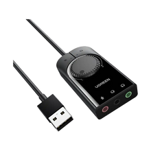 UGREEN CM129-40964 USB-A to 3.5mm External Stereo Sound Adapter