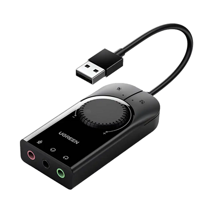 UGREEN CM129-40964 USB-A to 3.5mm External Stereo Sound Adapter