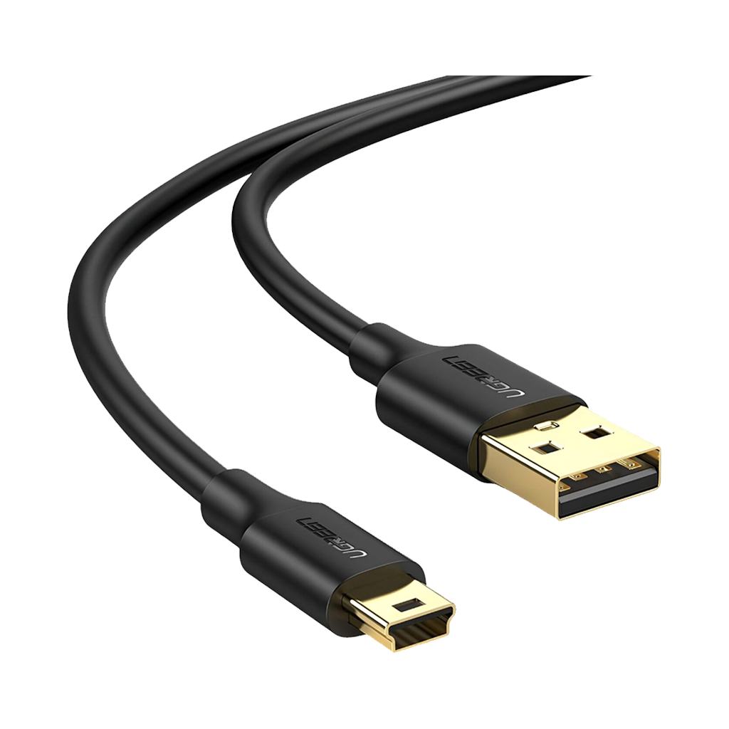 UGREEN US132 USB to Mini USB 2.0, 450Mbps SuperSpeed Cable - 1m