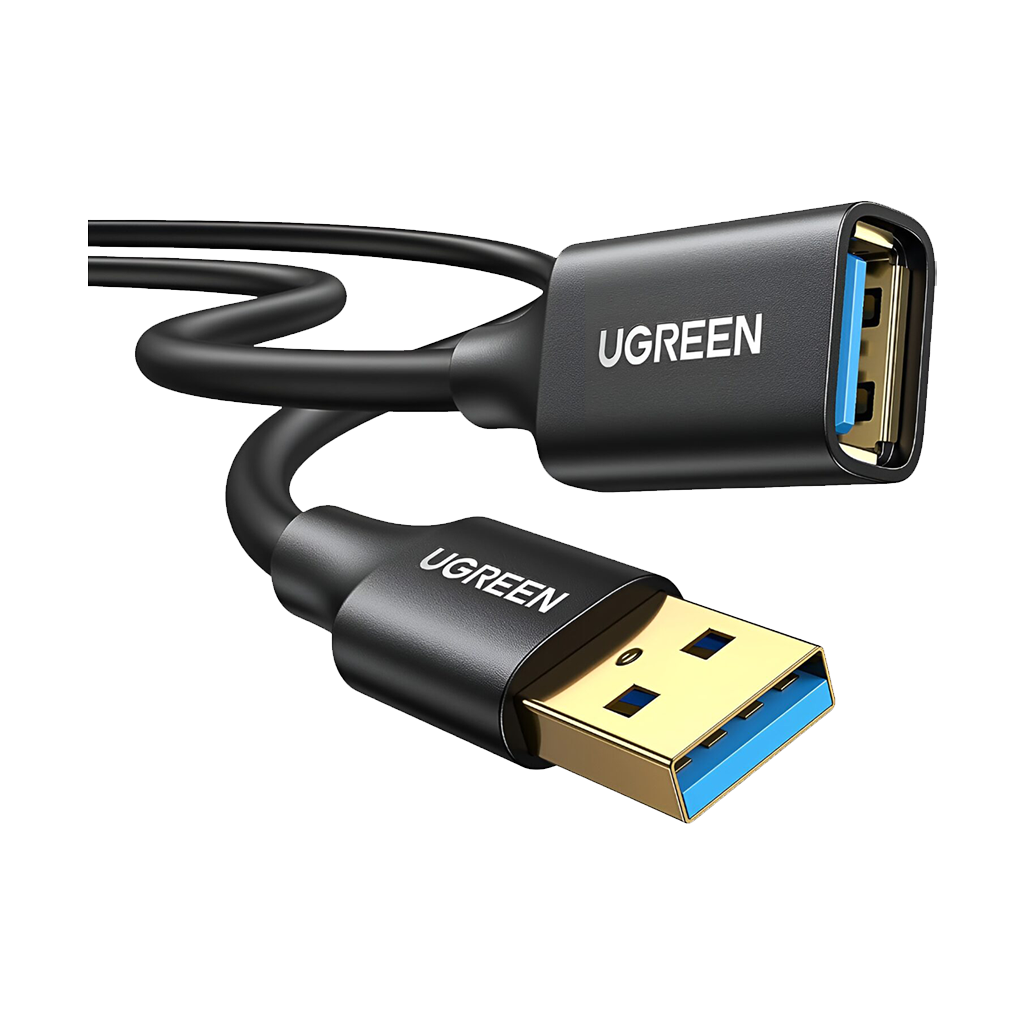 UGREEN USB 3.0 Extension Cable - Male to Female, 5Gbps Data Transfer - 2m