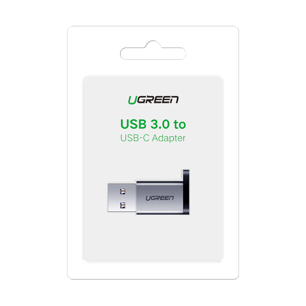 UGREEN USB 3.0 Male to Type-C 3.1 Female Adapter, Data Transfer and Charging