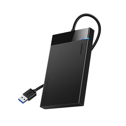 UGREEN USB 3.0 to 2.5” SATA Hard Drive Enclosure (Non-Detachable Cable)