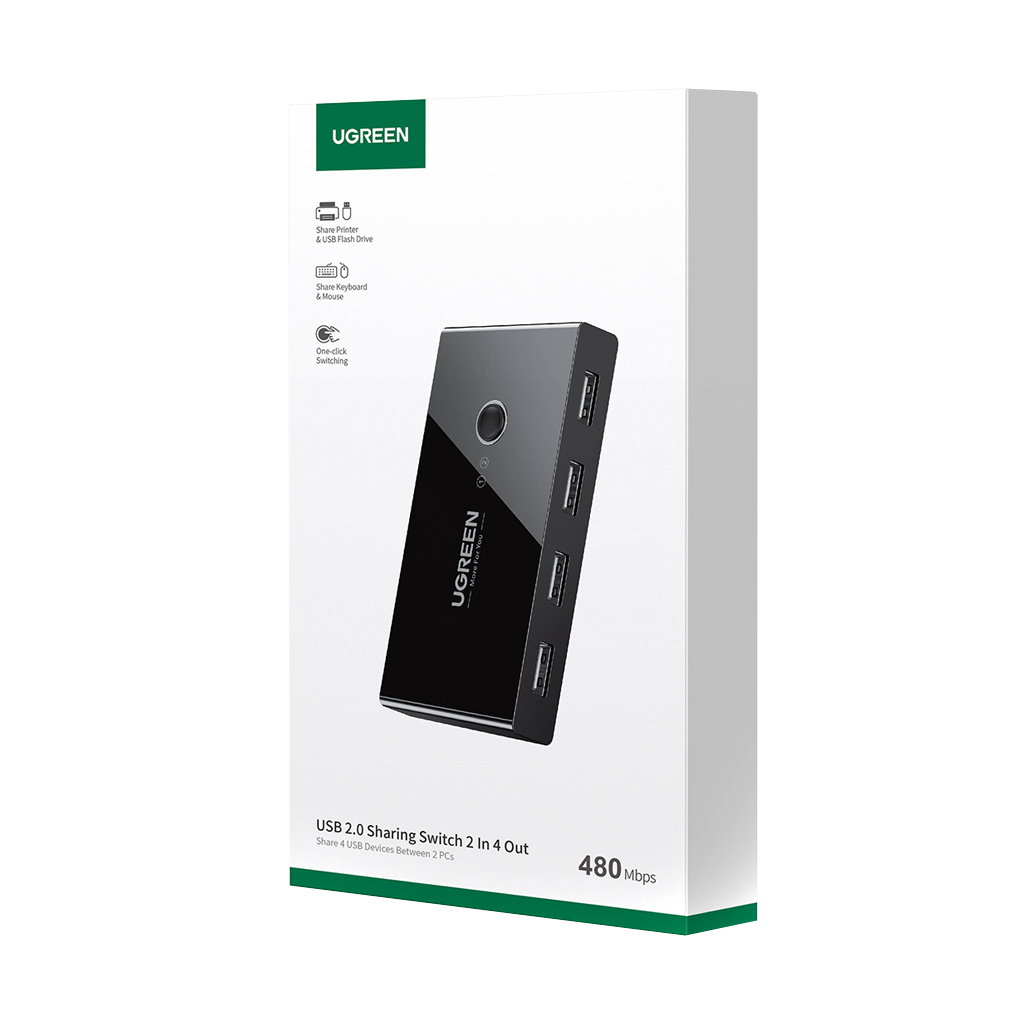 UGREEN USB-A 2.0 4-Port Switch