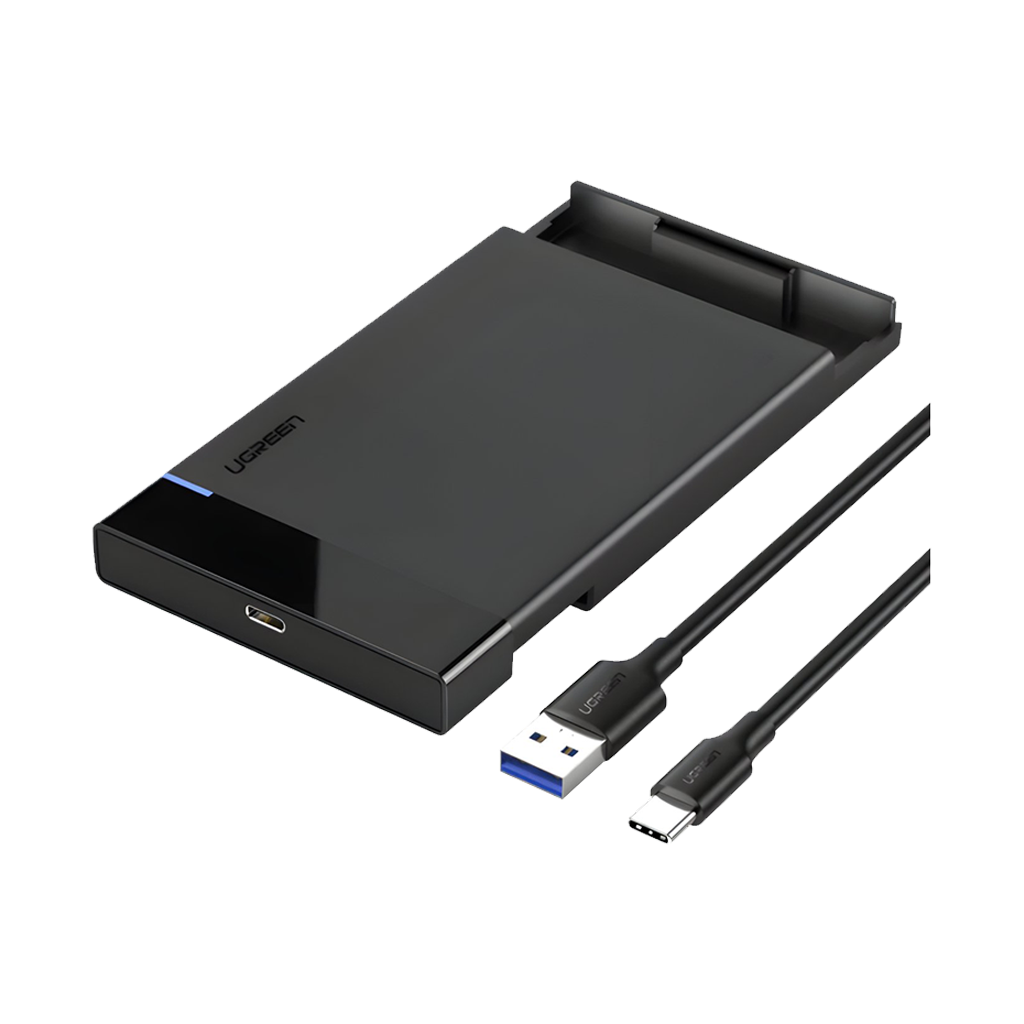 UGREEN USB Type-C 2.5″ SATA III External Hard Drive Enclosure