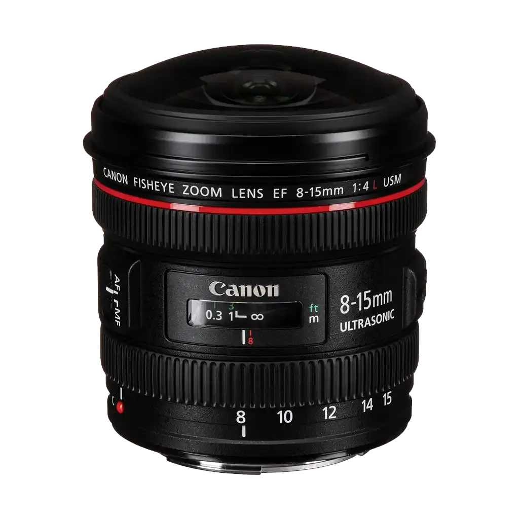 USED Canon EF 8-15mm f/4L USM Fisheye Lens - Rating 7/10 (S46595)