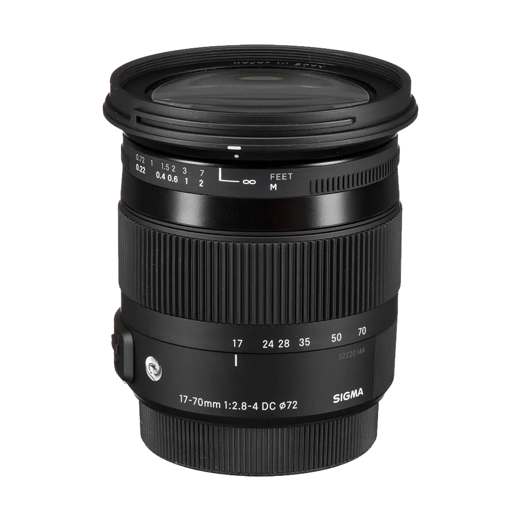 USED Sigma 17-70mm f/2.8-4 DC Macro Lens (Canon EF) - Rating 7/10 (S39542)