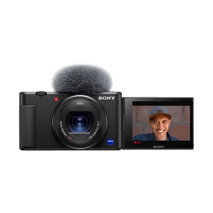 Sony ZV-1 Digital Camera with Sony Soulder Bag and 32GB SD Card (Black)
