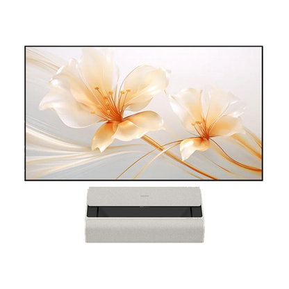Xgimi Aura 2 2300-Lumen 4K Ultra HD DLP Projector with Xgimi UST ALR 100" Screen