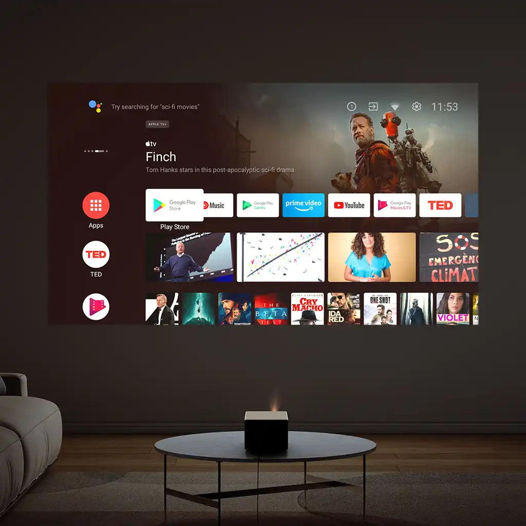 Xgimi HORIZON Ultra 2300-Lumen XPR UHD 4K Laser/LED Hybrid DLP Smart Projector